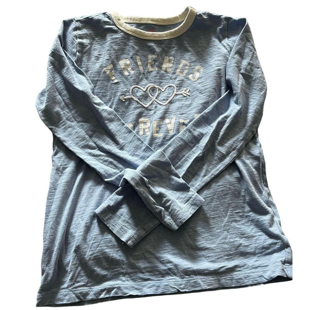 Crewcuts ‘Friends Forever’ Blue Long Sleeve Top – Size Large (10-12)